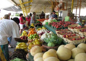 Fresh produce market