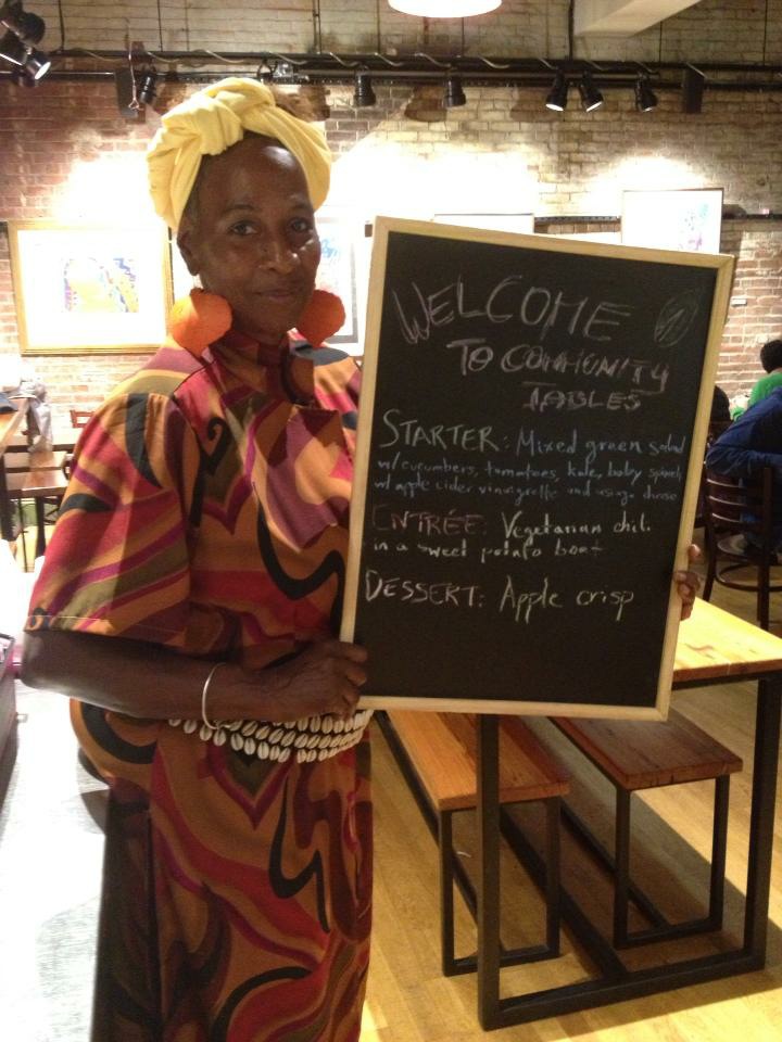 Fulani Haynes with Community Tables menu