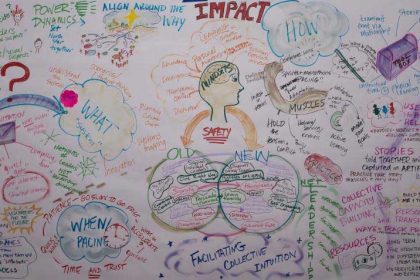 Mindmap: An artifact from a recent convening about how to start effective networks, summarizing what the participants learned together. The video below describes this product in more detail.