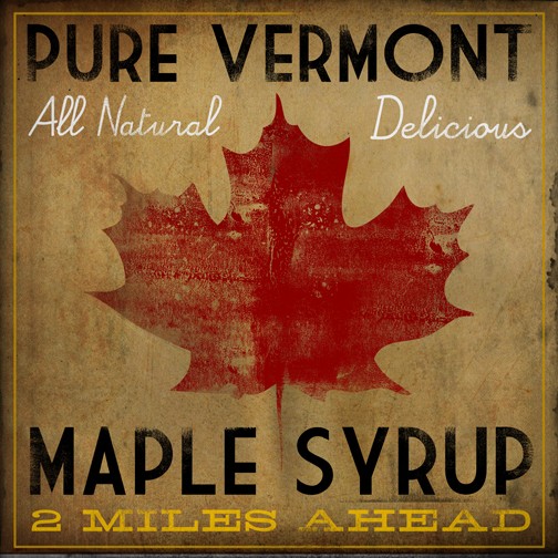 maple leaf, Pure Vermont Maple Syrup All Natural Delicious 2 miles ahead
