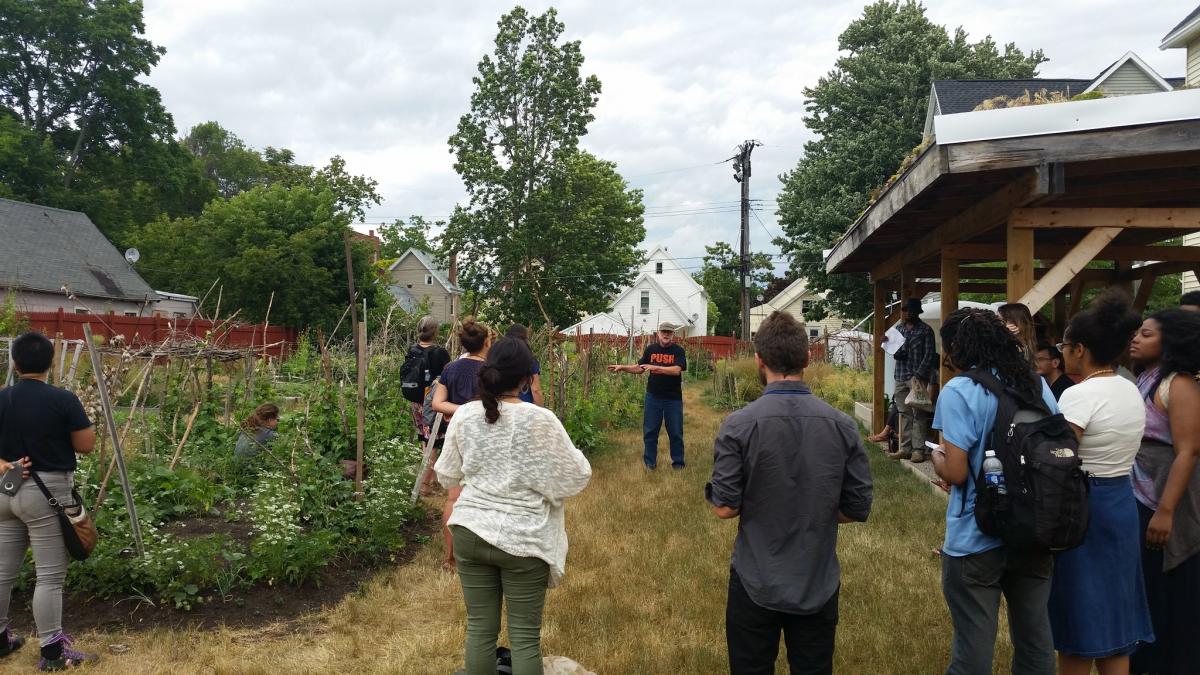 PUSH Buffalo community garden tour